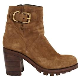 Free Lance-Suede boots-Brown