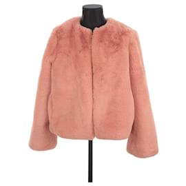 Tara Jarmon-abrigo rosa-Rosa