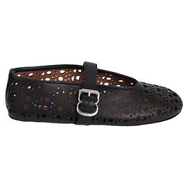 Alaïa Ballerinas aus Leder Schwarz