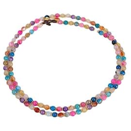 Autre Marque-Collier en perles-Multicolore