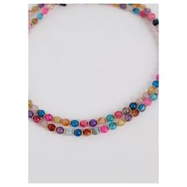 Autre Marque-collar de perlas-Multicolor