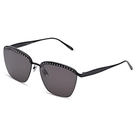 Alaïa-Óculos de sol pretos retangulares para mulheres Alaia AA0039S-00159-Preto