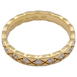 Chanel-anillo de bodas chanel, "Coco Crush", oro amarillo, diamantes.-Otro