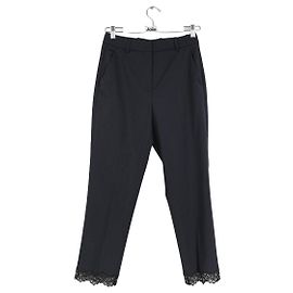 The Kooples Straight wool pants Black