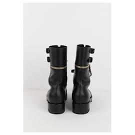 Sergio Rossi-Leather boots-Black