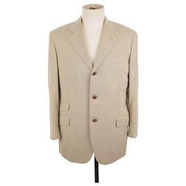 Hermès Wolljacke Beige