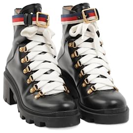Gucci-GUCCI  Boots EU 36.5 leather-Black