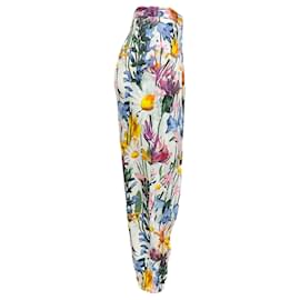 Autre Marque-Joggers bianchi con stampa floreale multipla di Stella McCartney-Multicolore