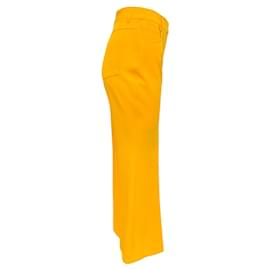 Autre Marque-Stella McCartney Calça Amarela Âmbar com Cinco Bolsos-Amarelo
