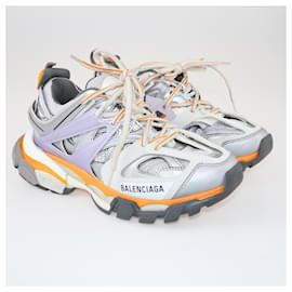 Balenciaga-Balenciaga mehrfarbige synthetische Track-Low-Top-Sneaker-Mehrfarben