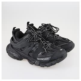 Balenciaga-Sneakers basse Balenciaga in materiale sintetico nero-Nero