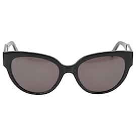 Balenciaga-Balenciaga Black Invisible Cat Eye Unglasses-Black