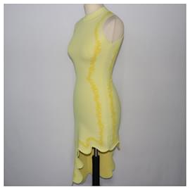 Autre Marque-PH5 Robe jaune à carreaux ondulés Signature-Jaune