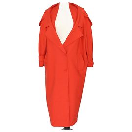 Preen By Thornton Bregazzi Orange Coat Orange