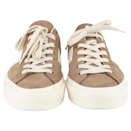 Tom Ford-Tom Ford Brown/White Cambridge Lace Up Sneakers-Brown