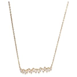 Autre Marque-Suzanne Kalan Bar Pendant in 18k Rose Gold 0.45 ctw-Other