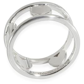 Tiffany & Co-TIFFANY & CO. Ring mit ausgeschnittenem Herz aus Sterlingsilber-Andere
