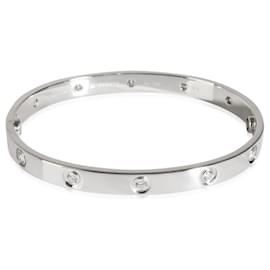 Cartier-Pulsera Cartier love en 18K oro blanco, 0.96 por cierto.-Otro