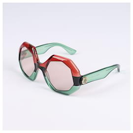 Gucci-Gucci GG1242S 003 gafas de sol presuperior-Verde