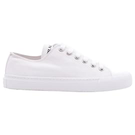 Prada-Chaussures baskets Prada 1E236TOILE BLANCHE M-Blanc