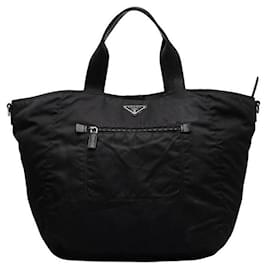 Autre Marque-Tessuto Front Pocket Tote-Other