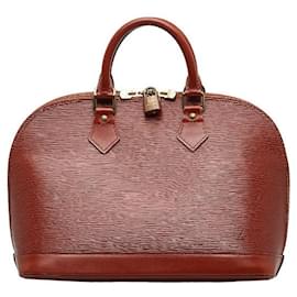 Louis Vuitton-Louis Vuitton Epi Alma PM Leather Handbag M52143 in Good condition-Other