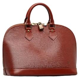 Louis Vuitton-Louis Vuitton Epi Alma PM Leather Handbag M52143 in Good condition-Other