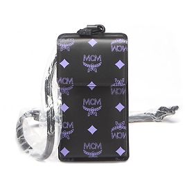 Bolsa crossbody de couro com monograma MCM Splash em ótimo estado Outro