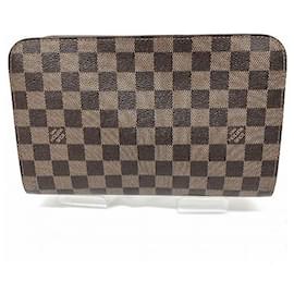 Louis Vuitton-Louis Vuitton Damier Ebene Saint Louis Canvas Clutch Bag N51993 in Excellent condition-Other