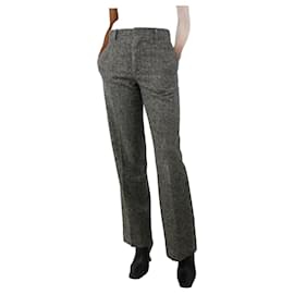 Chloé-Brown straight-leg wool trousers - size UK 8-Brown