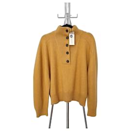 Autre Marque-Loulou Studio Klova wool turtleneck sweater-Mustard