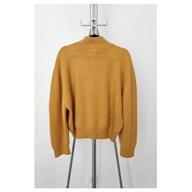 Autre Marque-Loulou Studio Klova wool turtleneck sweater-Mustard