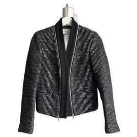 Sandro black/silver tweed jacket Black