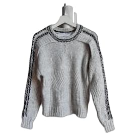 Pull Iro Beeb gris clair Gris
