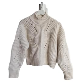 & Other Stories &Other Stories Creme Wollmischpullover Roh