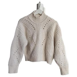Pull en laine mélangée crème & Other Stories Écru