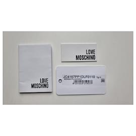 Love Moschino-Borsa a forma di cuore beige Love Moschino-Crudo