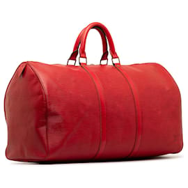 Louis Vuitton-Louis Vuitton Red Epi Keepall 50-Rot