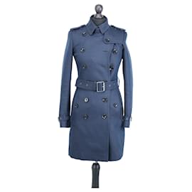 Burberry-Coats, Outerwear-Navy blue
