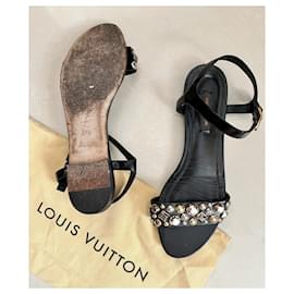 Louis Vuitton-Sandalias-Negro