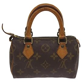 Louis Vuitton-Mini bolso de mano Speedy con monograma de LOUIS VUITTON M41534 LV Auth ar11357segundo-Monograma