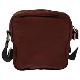 Prada-PRADA Sports Shoulder Bag Nylon Red Auth ar11386b-Red