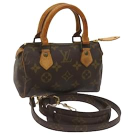 Louis Vuitton-LOUIS VUITTON Monogram Mini Speedy Hand Bag Vintage M41534 LV Auth ar11356b-Monogram