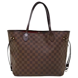 Louis Vuitton-LOUIS VUITTON Damier Ebene Neverfull MM Tote Bag N51105 LV Auth 65323UNA-Otro