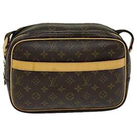 Louis Vuitton-LOUIS VUITTON Monogram Reporter PM Shoulder Bag M45254 LV Auth 66319A-Monogram