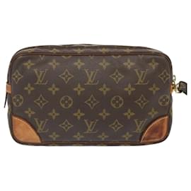 Louis Vuitton-LOUIS VUITTON Monogram Marly Dragonne GM Clutch Bag M51825 LV Auth ki4059-Monogram