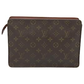 Louis Vuitton-LOUIS VUITTON Monogram Pochette Homme Clutch Bag M51795 LV Auth 66432-Monogram