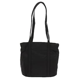 Prada-PRADA Shoulder Bag Nylon Black Auth bs11958-Black