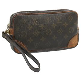 LOUIS VUITTON Monogramm Marly Dragonne PM Clutch Bag M.51827 LV Auth am5803 Monogramm
