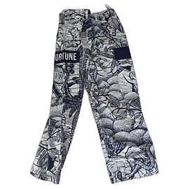 Dior Pantalones, leggings Azul